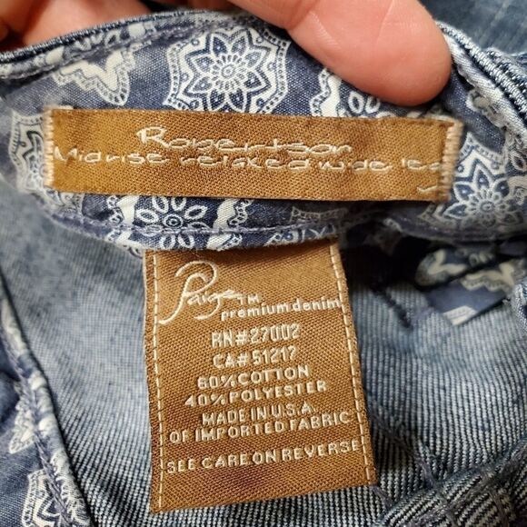 PAIGE Mid Rise Relaxed Wide Leg jeans - Picture 12 of 12